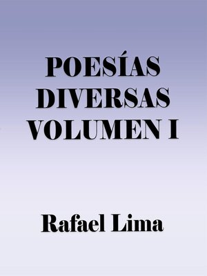 cover image of Poesías Diversas